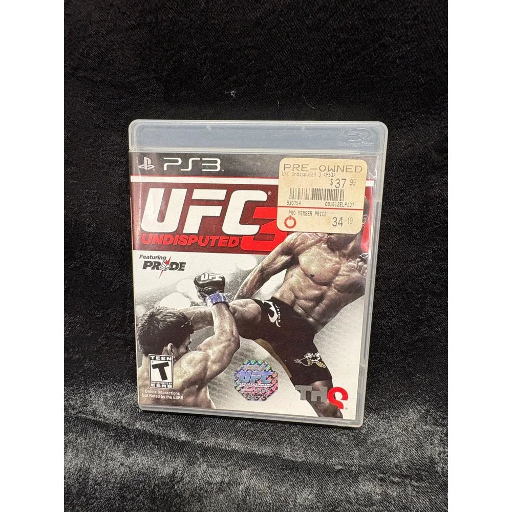 UFC Undisputed 3 Sony PlayStation 3 PS3 Game PRIDE Mode THQ MMA Fighting